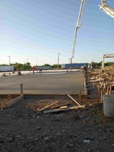 Concrete foundation work masonry construction